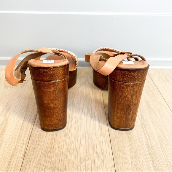 Steve Madden Laurisa Multi Raff Platform Sandals - Picture 5 of 8